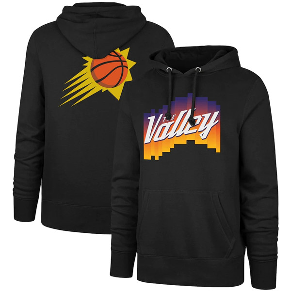 Men's Phoenix Suns 2021 Black MVP Headline City Edition Pullover Hoodie Men's Phoenix Suns 2021 Black MVP Headline City Edition Pullover Hoodie